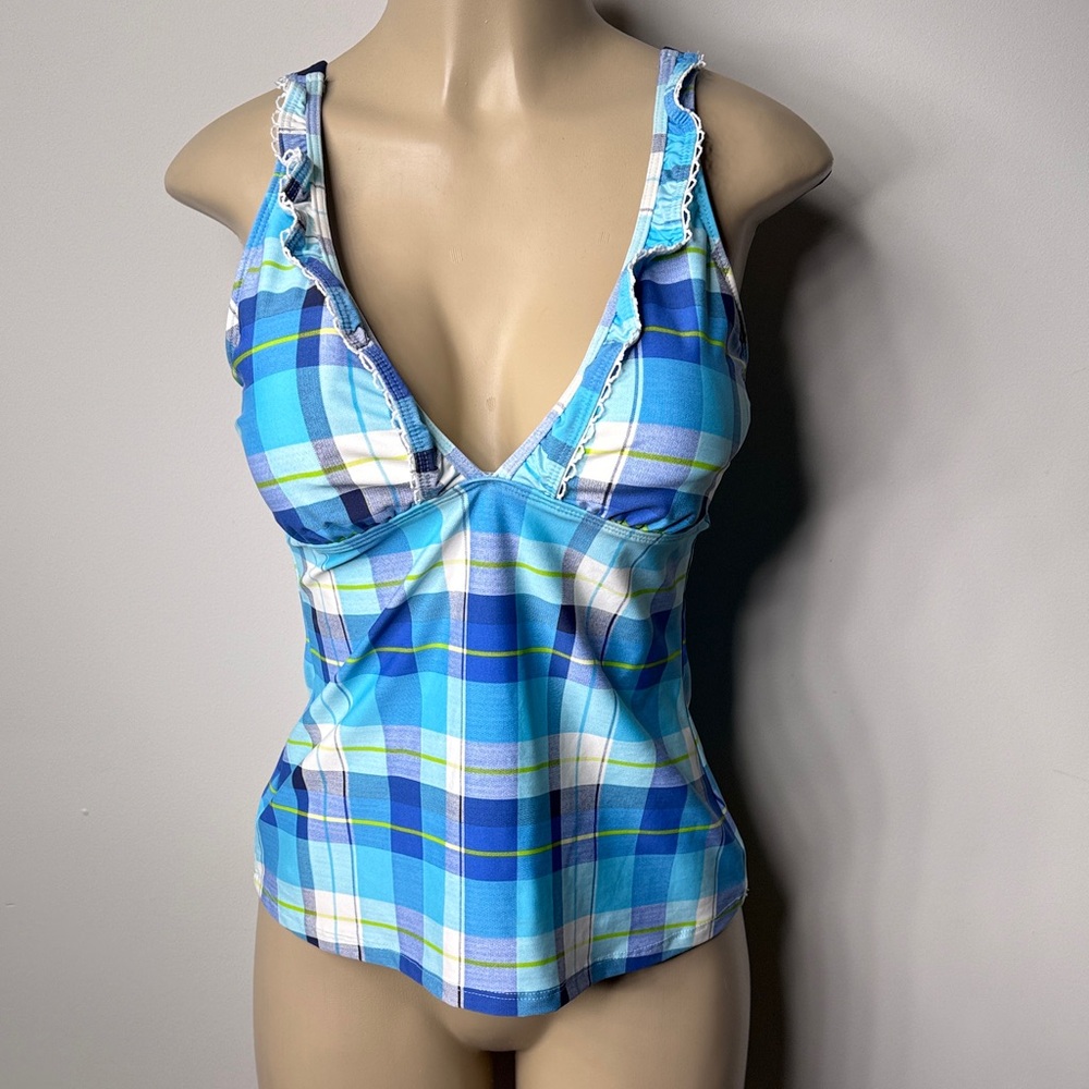 Tommy Hilfiger Pale Blue Swimwear Top